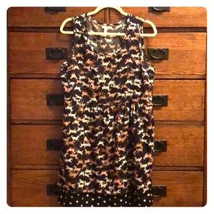 anthropologie porridge horse dress, medium